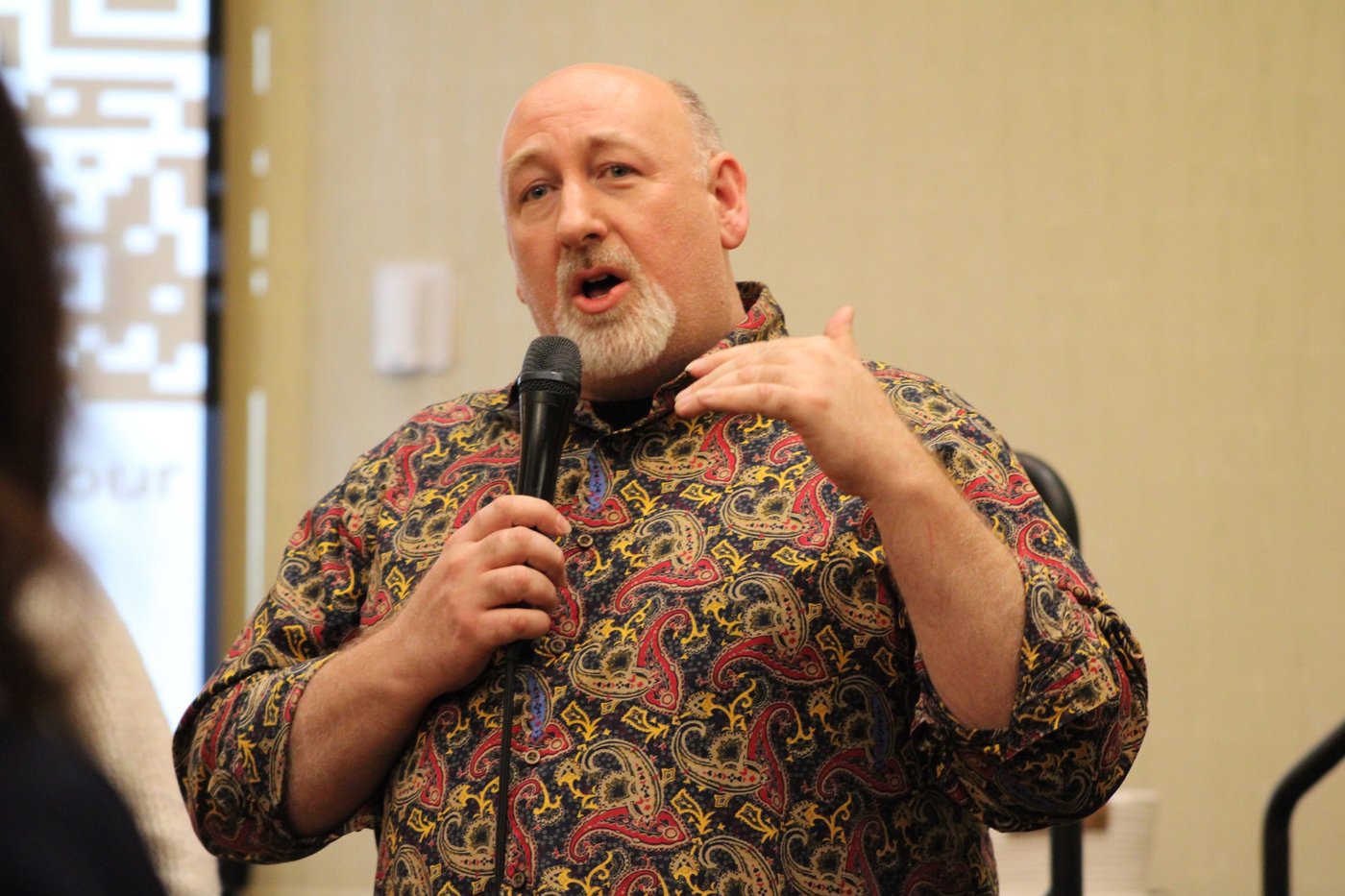 Chris James teaching