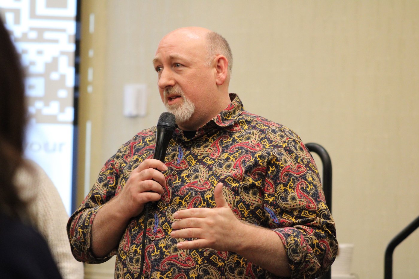 Chris James teaching