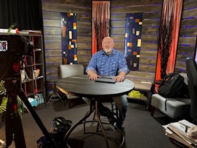 Behind the scenes on the Treasures Hidden in the Sand set